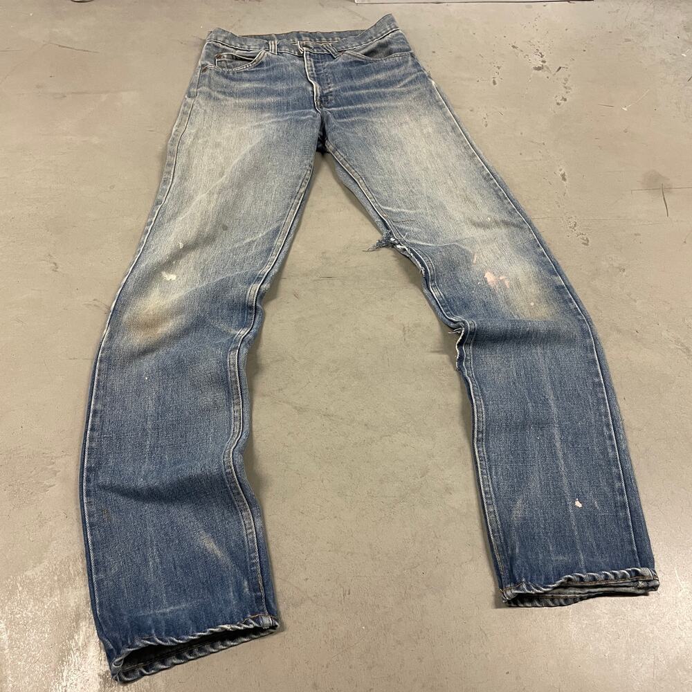 vintage 80s orange tab Levi's 505 Jeans 30x36